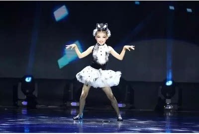 学猫叫幼儿舞蹈服六一新款儿童舞蹈波斯猫表演服爵士猫演出服女童