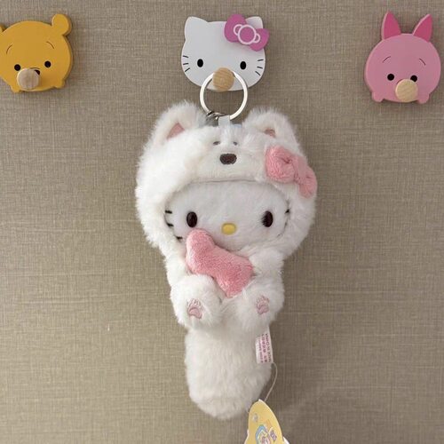绵绵狗hellokitty包包挂件钥匙扣可爱kt猫毛绒玩偶公仔生日礼物女 - 封面
