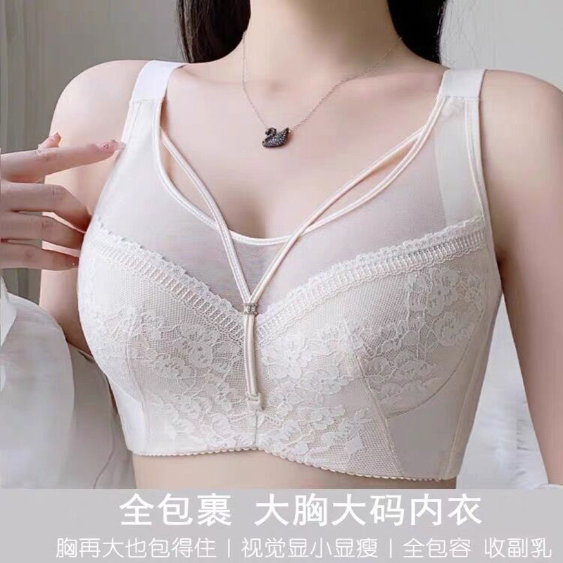 西施尔夏季抹胸式显胸小内衣F薄款防走光大胸软钢圈防下垂C文胸罩