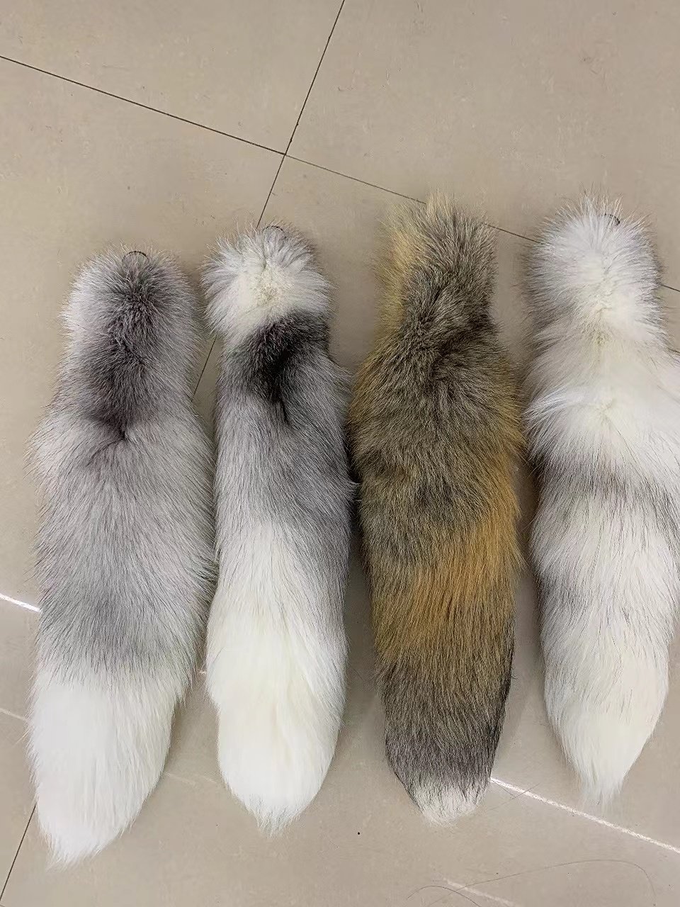 真毛原皮精选超大狐狸尾巴动漫展道具配饰特大号兽尾原装尾巴配饰