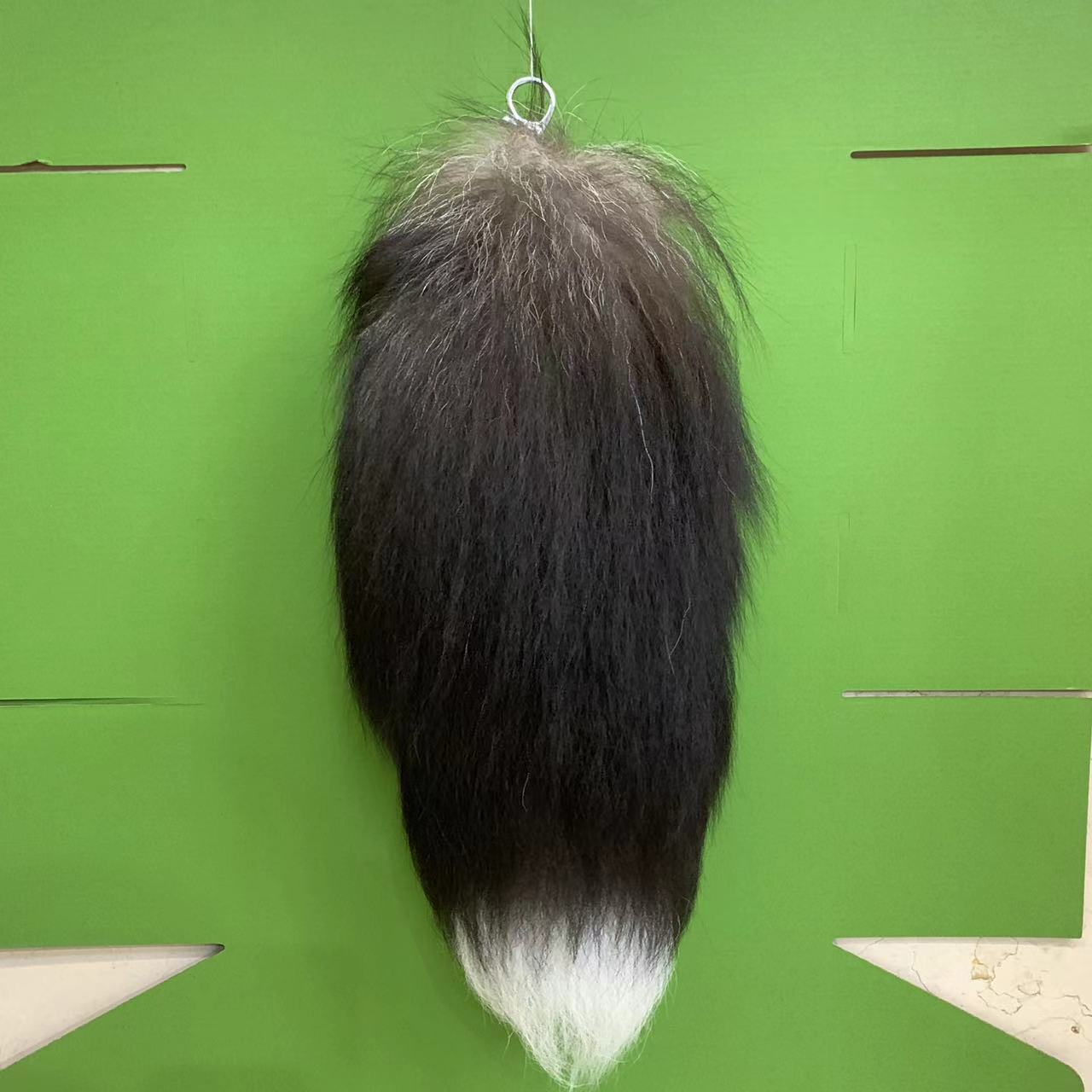 真毛大狐狸尾巴公仔玩偶挂饰服饰配件抱枕胖嘟嘟治愈感大尾巴玩具