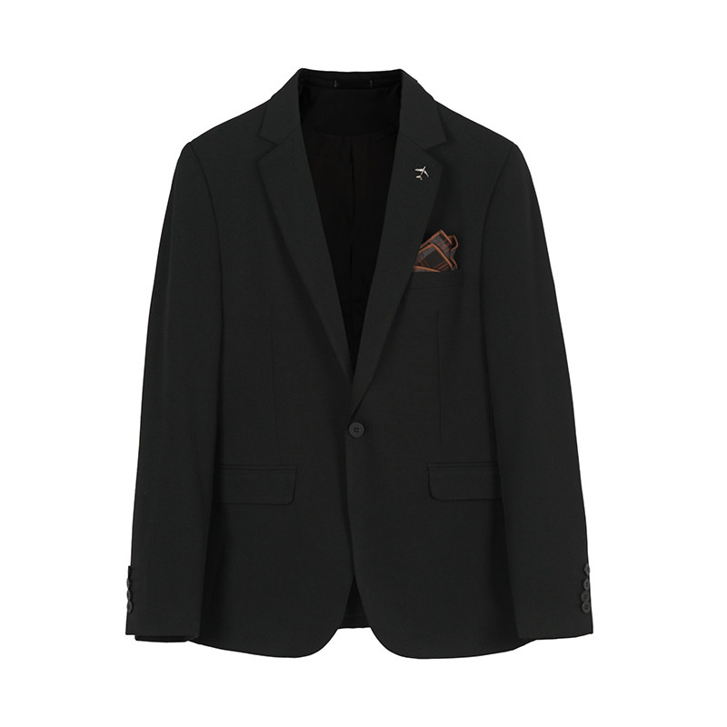 KHAKI SUIT SUIT MENS CASUAL LUXURY KOREAN SLIM FIT ENGAGEMENT WEDDING MENS BLAZER WEDDING