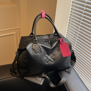 新款登机行李手提大包软皮健身包女时尚外出大容量干湿分离旅行包