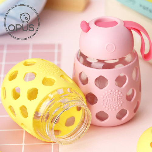 opus便携儿童迷你小巧韩版玻璃杯