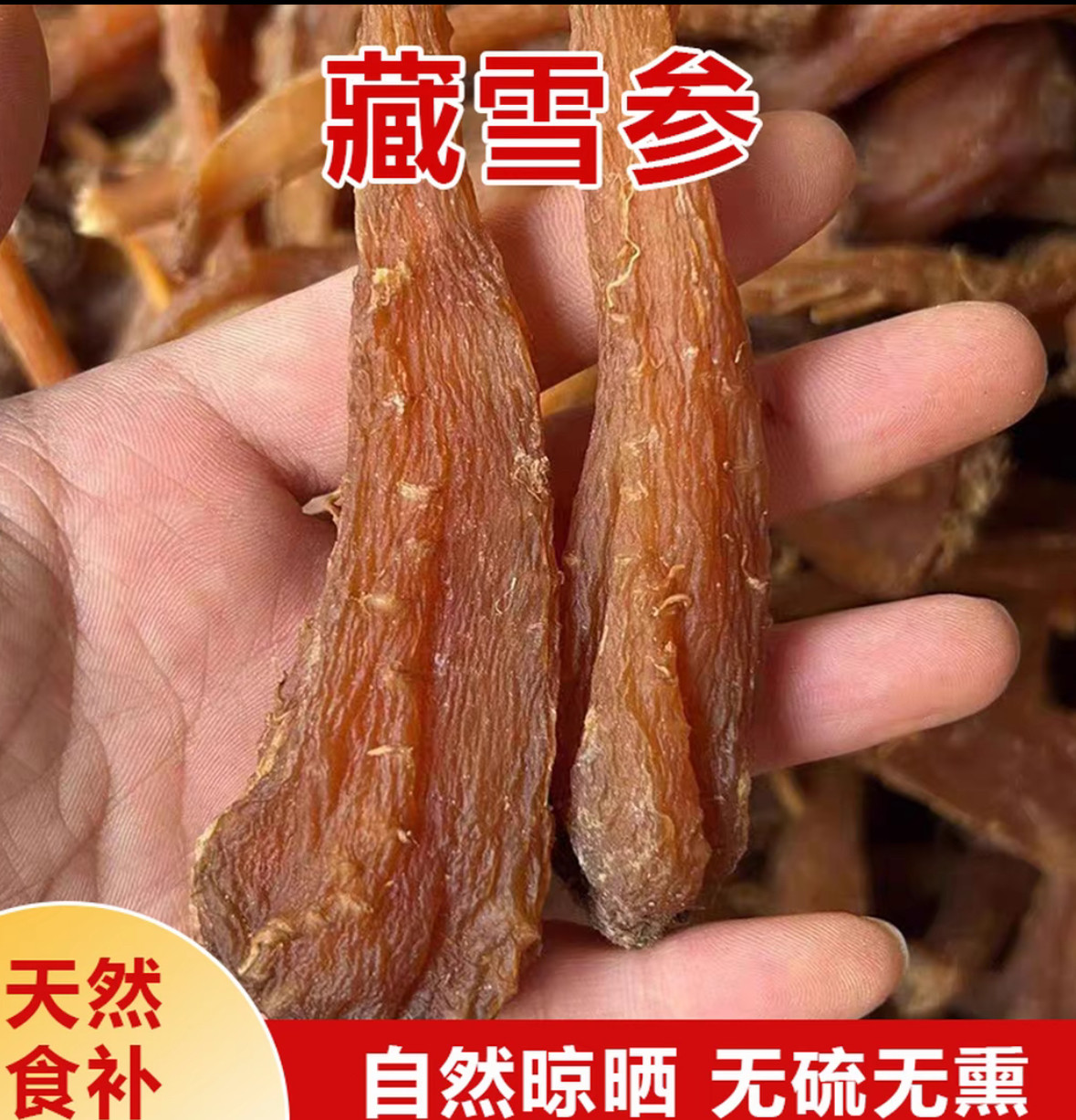 藏雪参 野生天然正品藏雪参整根纯天然海拔人参煲汤煮水云南特产