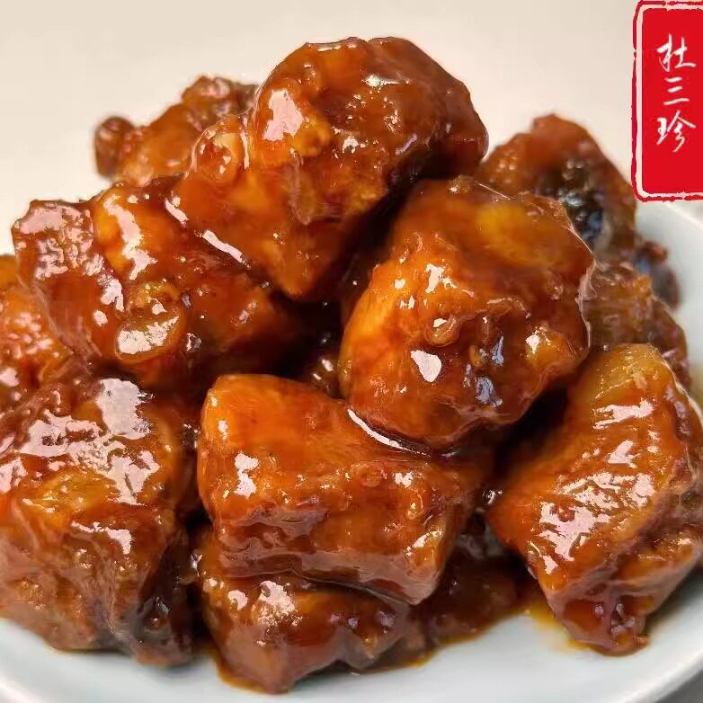 苏州美食特产酱排骨糖醋排骨杜三珍熟食顺丰