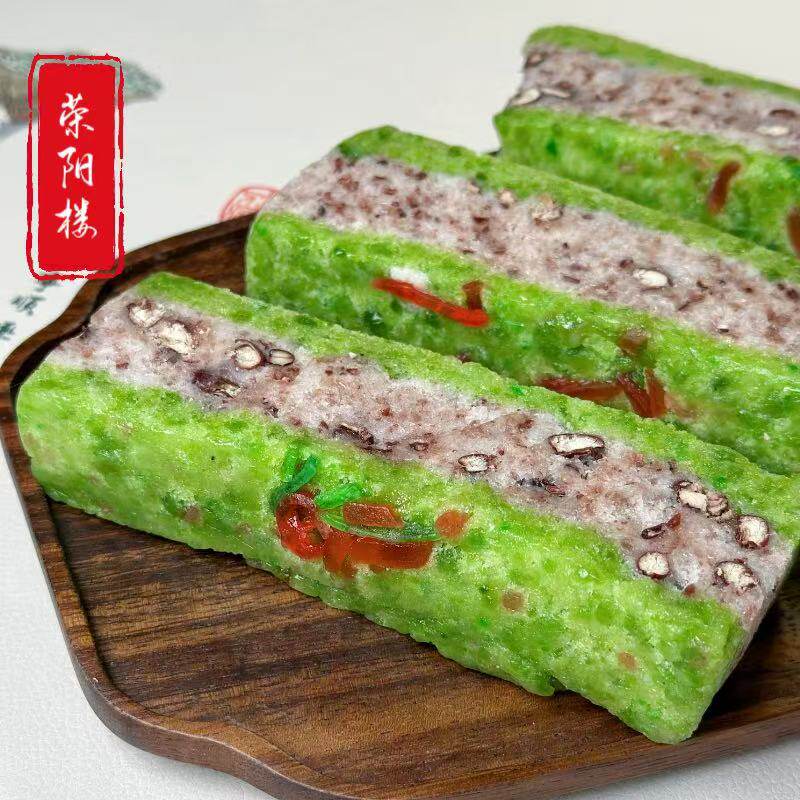 苏州特产美食荣阳楼苏式糕团糕点年糕薄荷松糕点心下午茶