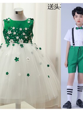 我是一粒种子儿童绿色演出服环保地球妈妈幼儿园舞蹈芽芽的儿歌秋