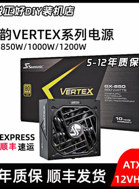 海韵FOUCS/锋睿850/1000/1200/1300/1600W/TX/PX全模组ATX3.1电源
