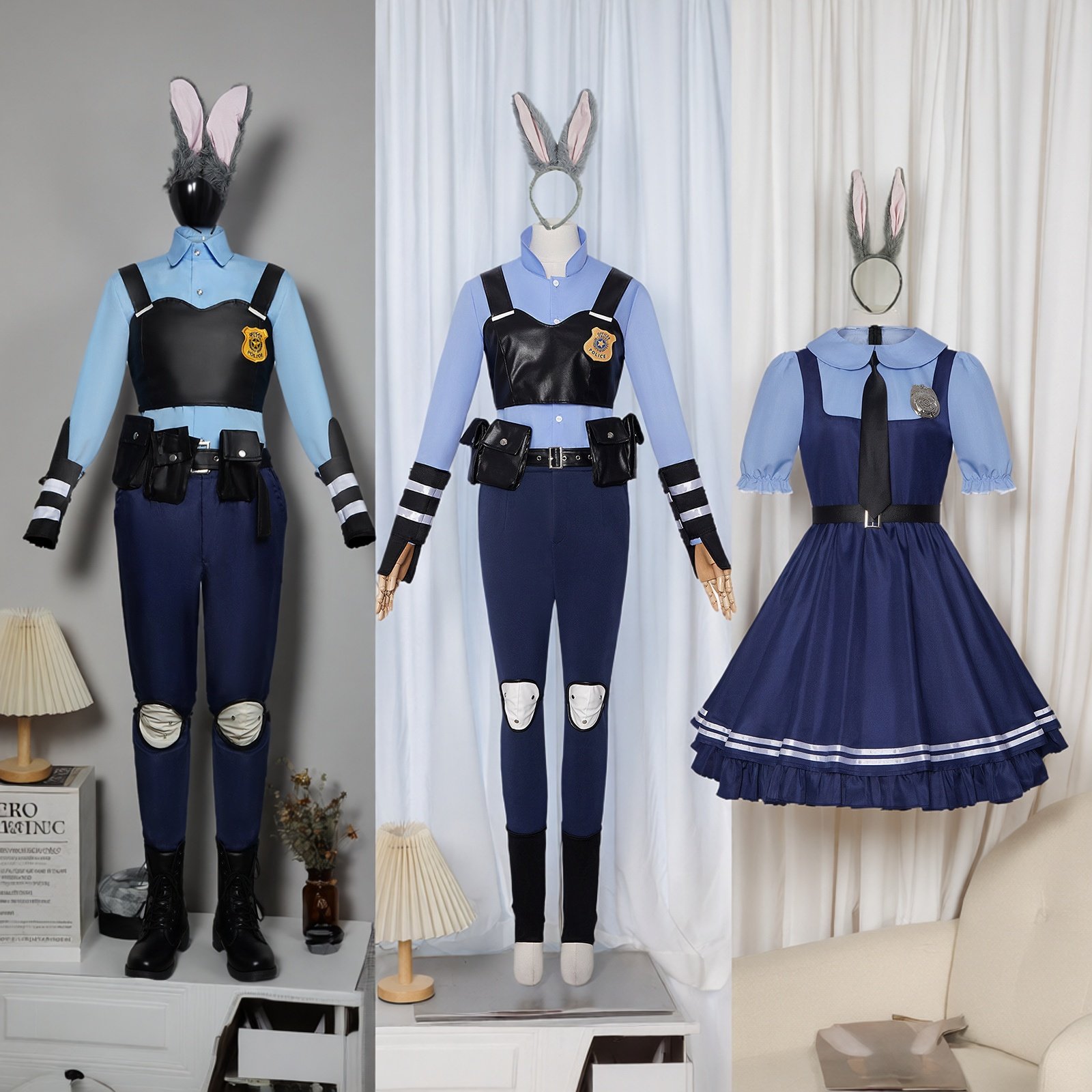 疯狂动物城朱迪cosplay舞台服