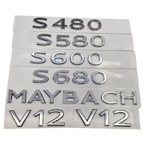 适用于21-25款宾士迈巴赫立标 S480 GLS580 S680改装迈巴赫车标