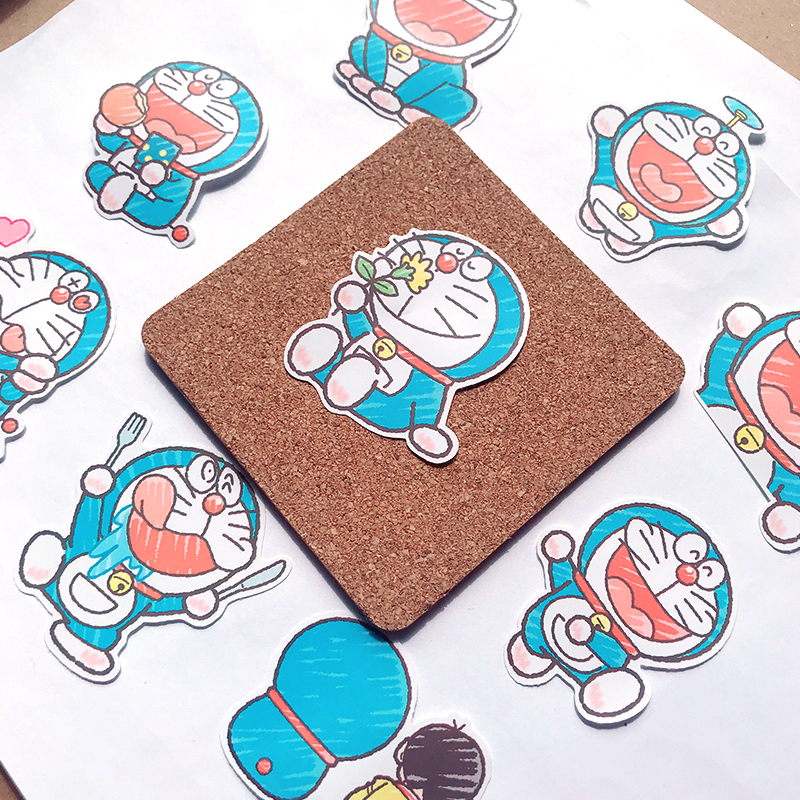 可爱手帐贴纸哆啦a梦动画片