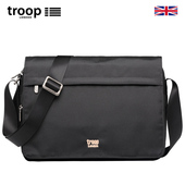 轻便斜肩背包大容量潮男包横款 Troop单肩包男休闲斜挎包男士 时尚