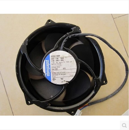 德国papst 6324/19HP 17CM DC24V 1.25A 30W四线PWM现货