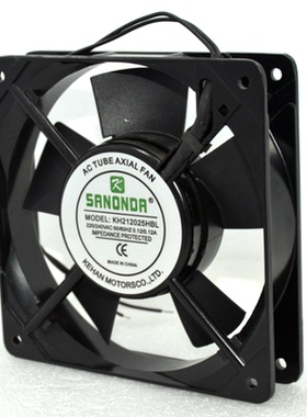 散热风扇 12CM  12025 220V 交流机柜散热风扇KH212025HBL