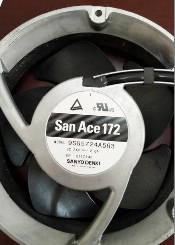 三洋 9SG5724A563 24V 2.6A 17251 17CM铝框变频器大风量散热风扇