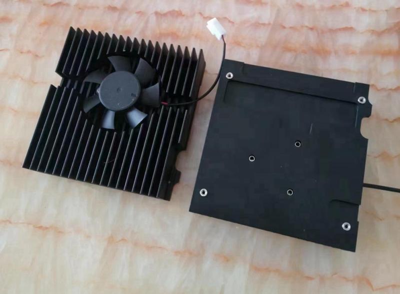 CNC散热工厂设计打样量产大功率60瓦国产飞腾CPU工业主板散热风扇