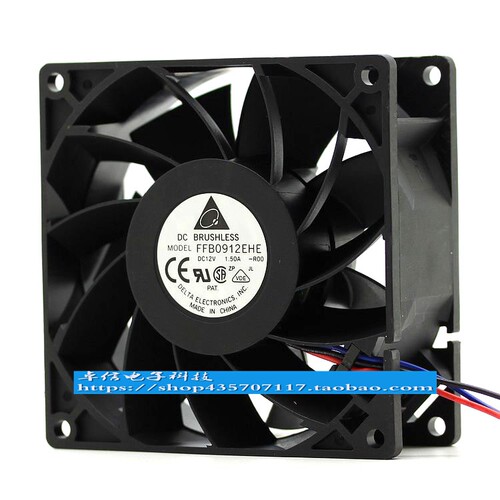 台达 9038 FFB0912EHE DC 12V 1.5A 9CM 暴力 加压型 双滚珠风扇