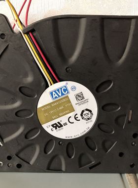 AVC奇宏 BAKA1232B2U 12CM 12032 12V 2.4A 涡轮鼓风机 4线