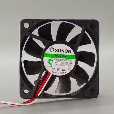 KDE1206PFV3 建准SUNON 6010 6CM 12V 0.8W 磁悬浮CPU超静音风扇
