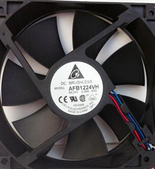 全新台达 12厘米12025 24V 0.35A双滚珠变频器高端风扇AFB1224VH