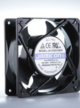 凯美 JAMICON 12038散热 JA1238H2BON 220V-240V 工业散热风扇