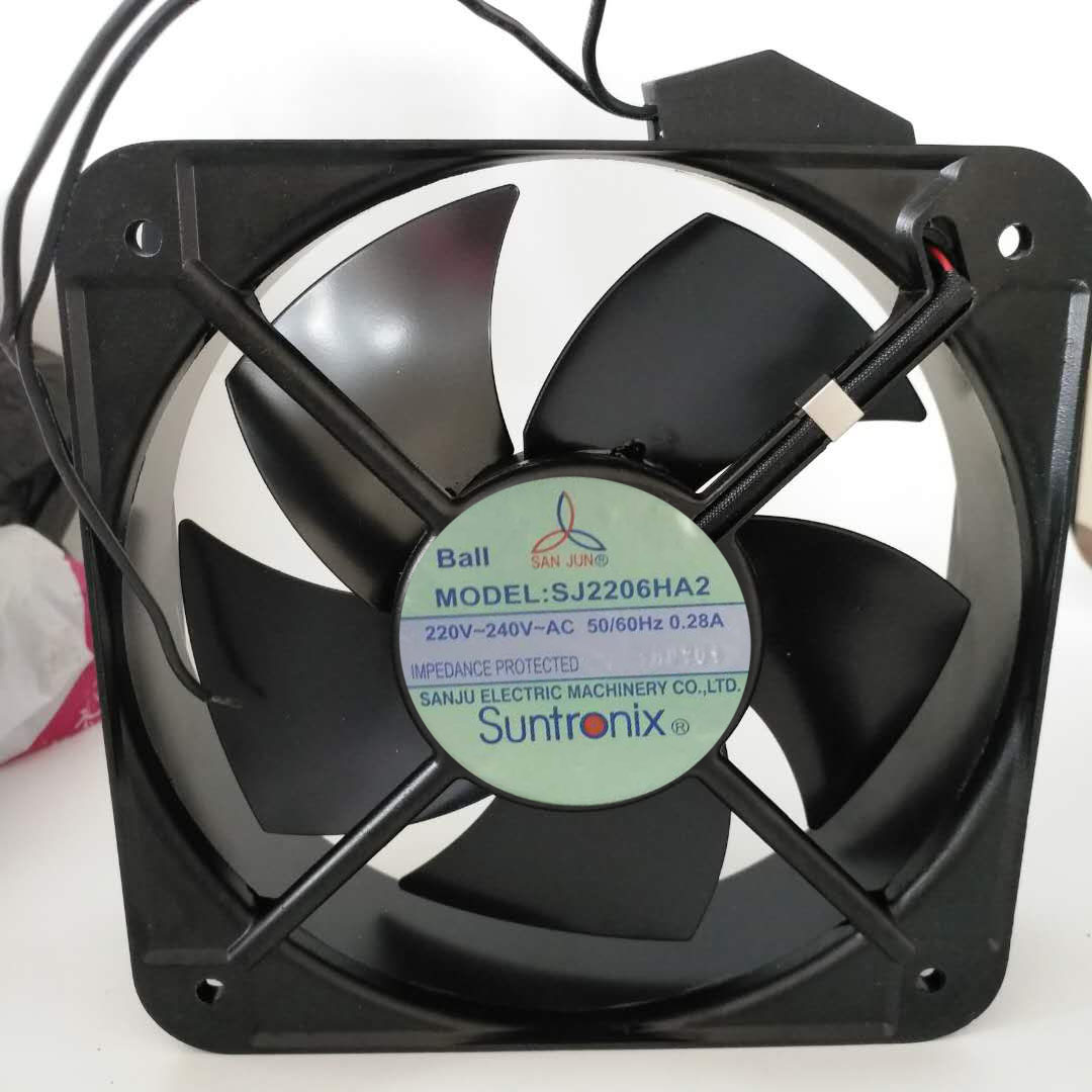 SJ2206HA2 220V 0.28A 20060 20CM/厘米 方形 全金属轴流风机