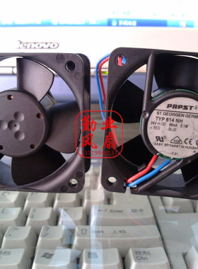 德国PAPST 6厘米变频器风扇 6025 24V 2.1W TYP 614NH 双滚珠