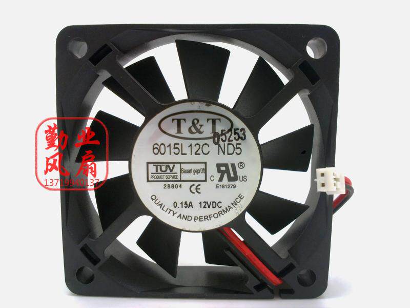 台湾6015 6CM 6CM CUP风扇 服务器 12V 0.15A 6015L12C