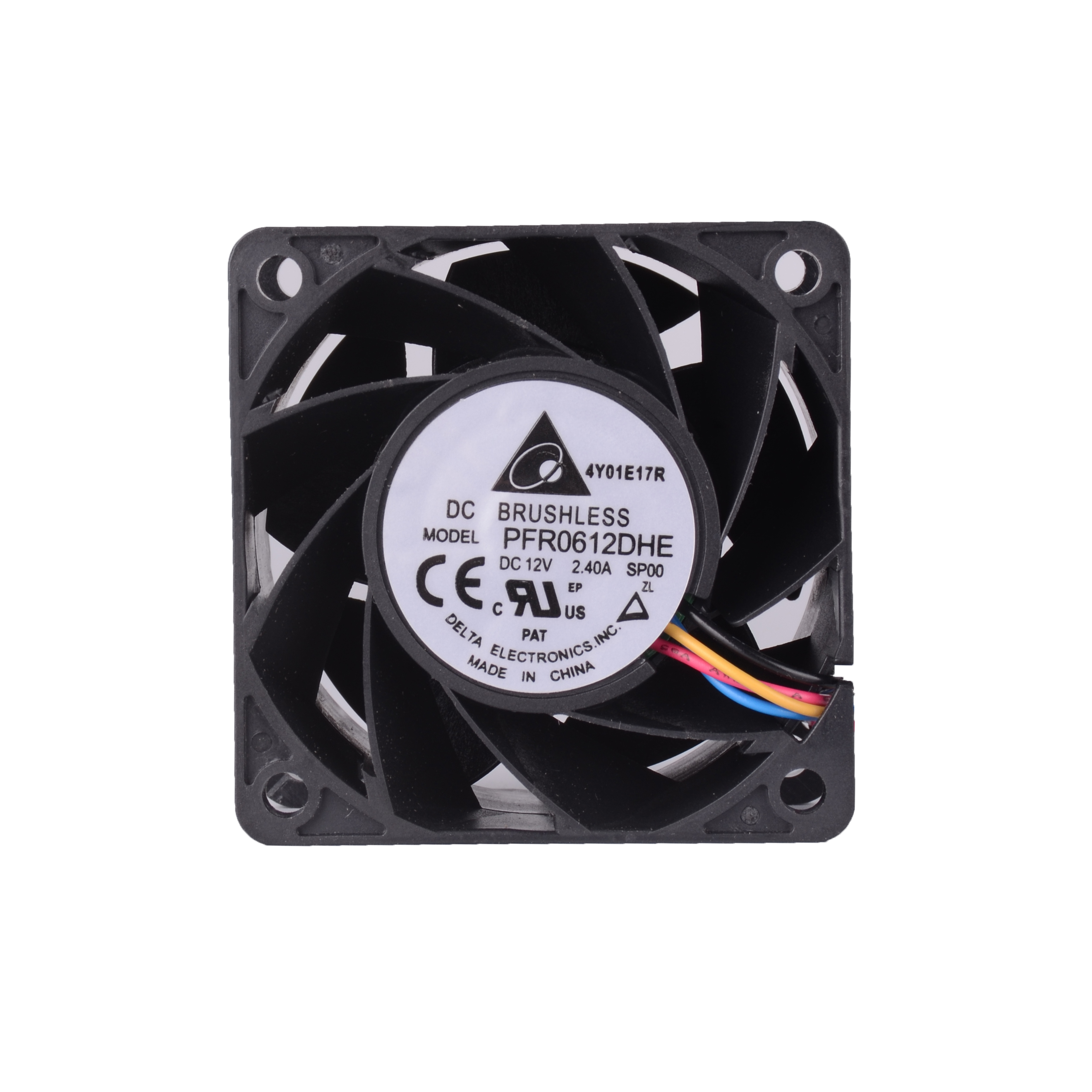 全新原装台达 PFR0612DHE 12V 2.40A 6038 6CM 4线高转速暴力风扇