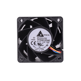 12V PFR0612DHE 2.40A 6038 4线高转速暴力风扇 全新原装 6CM 台达