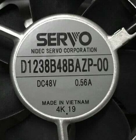 日本伺服SERVO 48V 0.56A 12038铝框散热风扇D1238B48BAZP-00