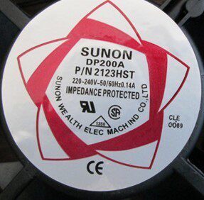 DP200A P/N 2123HST 2123XST原装SUNON 120*120*38交流风扇