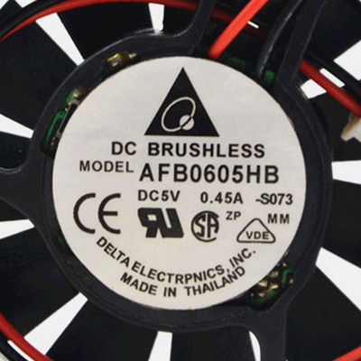 原装 台达 6015 AFB0605HB 5V 0.45A 6CM 6厘米 散热风扇 2线