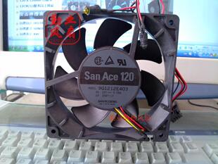 12025 0.58A 12CM大风量风扇 12V 双滚珠 9G1212E403 三洋