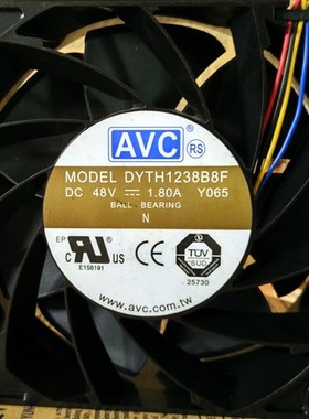 原装AVC 12038 DYTH1238B8F 48V 1.80A Y065 华为服务器工业风扇