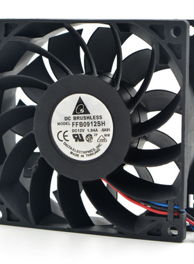 台达 9025 12V 1.04A 9CM 暴力大风量 服务器 机箱风扇 FFB0912SH