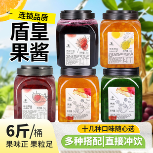 草莓果酱奶茶店商用烘焙专用果肉粒 芒果 盾皇浓缩冰粉果酱 蓝莓