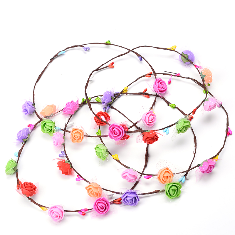 儿童花环满天星发箍新娘公主旅游景点拍照森女花头饰 6朵花|msdalam kategori Toy/bayi/teka-teki/blok bangunan/model, elektronik/cahaya/berudara/mainan rumit, mainan LED - dari Buy2taobao.com untuk memberikan perkhidmatan ejen Taobao profesional membeli