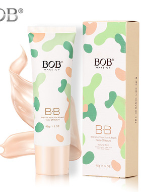BB霜素颜霜bob水润保湿粉底液