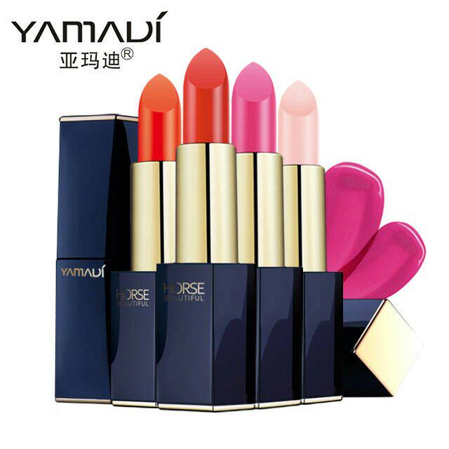 亚玛迪马油温变色口红 持久保湿不易脱色掉色沾杯韩国防水咬唇膏