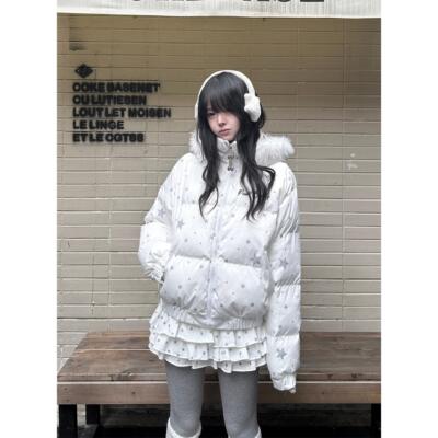 咖喱人冬季可爱星星印花