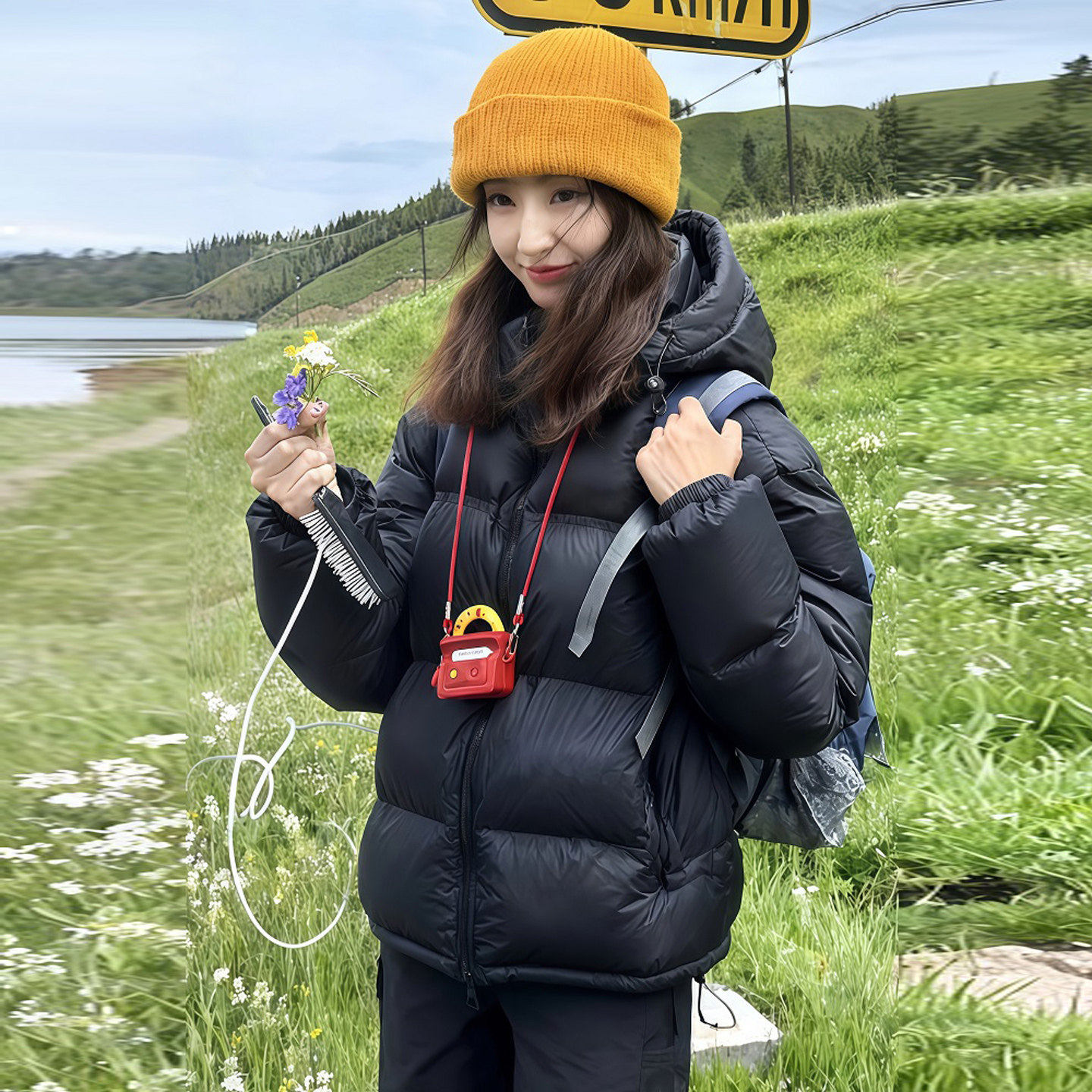 黑色短款情侣羽绒棉服女2025冬季新款加厚面包服保暖连帽棉衣外套