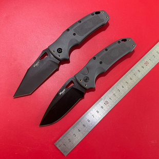 进口HOGUE霍格西格绍尔S30V刃户外野营K32随防身军折叠刀 美国原装