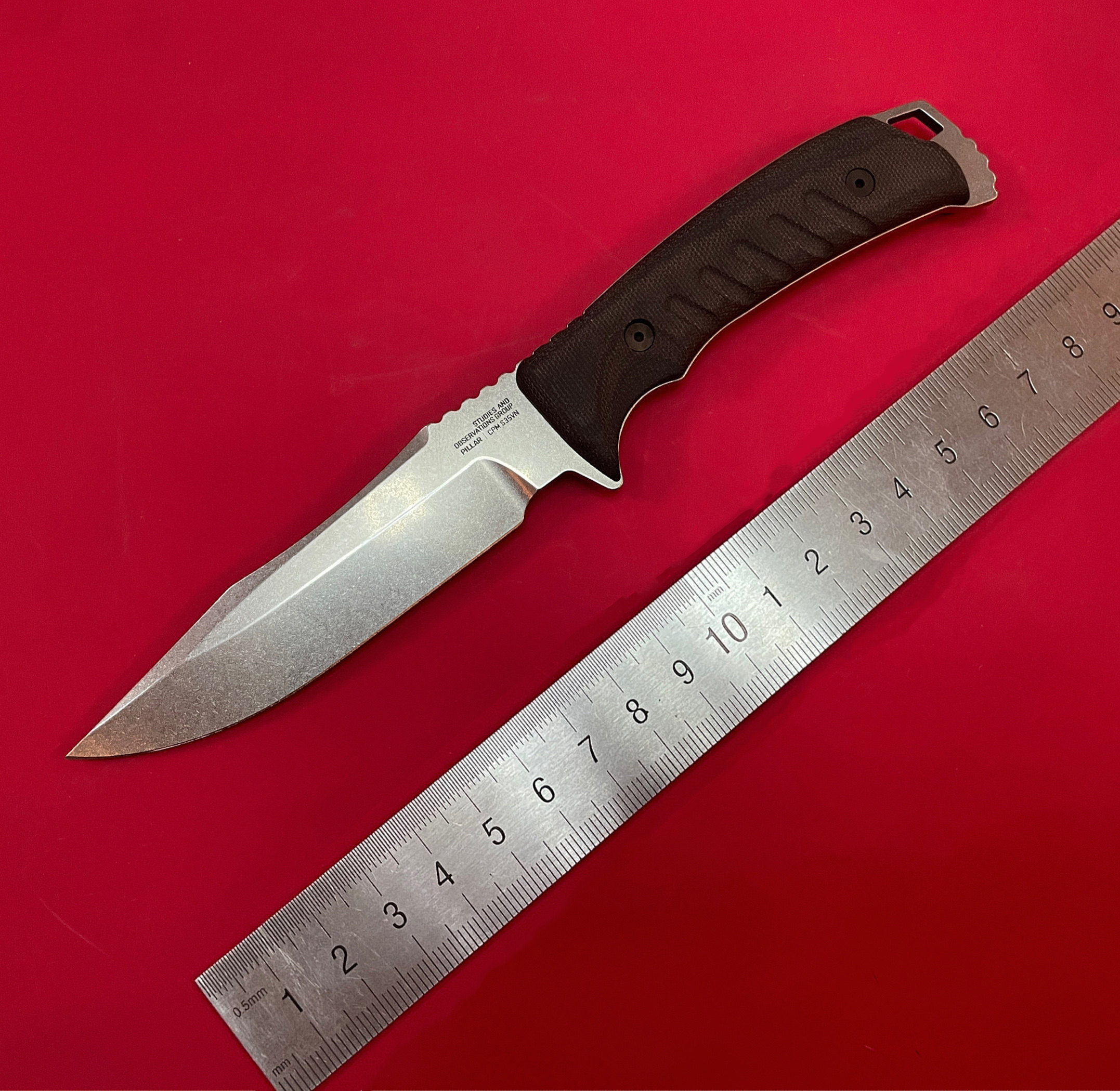 美国进口索格/sog pillar s35vn 战术直刀户外生存多功能随身刀具