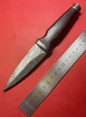 DAMASCUS大马士革双刃防身小直刀