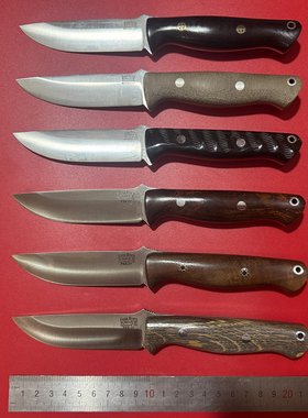 美国进口BARK RIVER巴克河GUNNY刀匠手工MAGNACUT钢CPM3V户外直刀