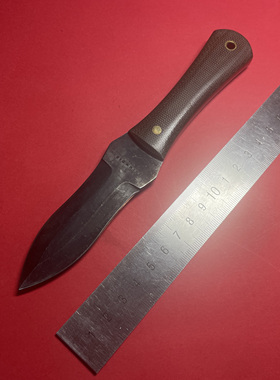 美国进口刀匠手工JION OR DIE高硬度碳钢80CRV2随身EDC战术小直刀