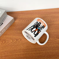 Motley Crue band American heavy metal rock peripheral ceramic mug cups, coffee cups thumbnail 2