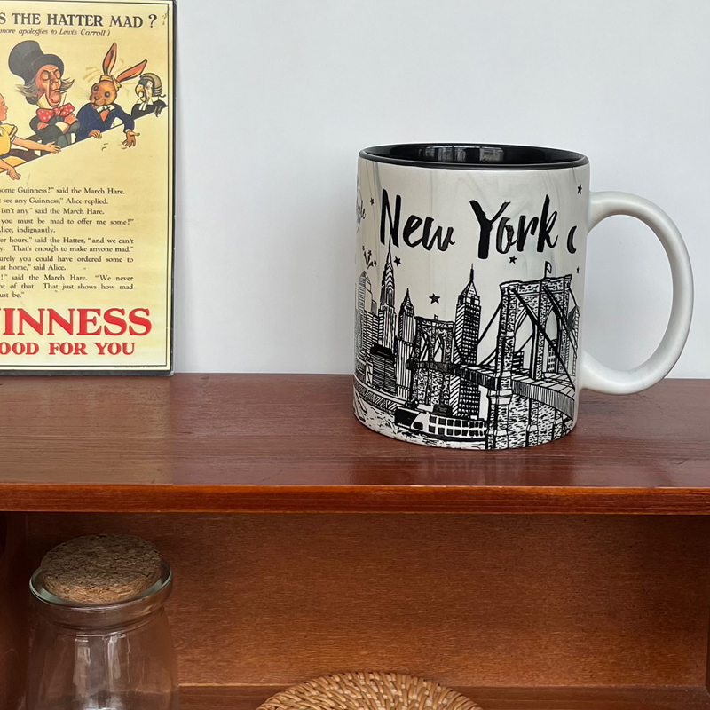 纽约自由女神城市浮雕马克杯